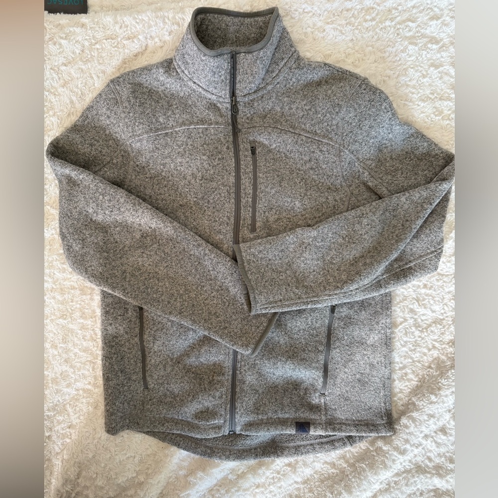 L.L.Bean Sweater Fleece Full-Zip Jacket | Gray Heather | Men’s S
